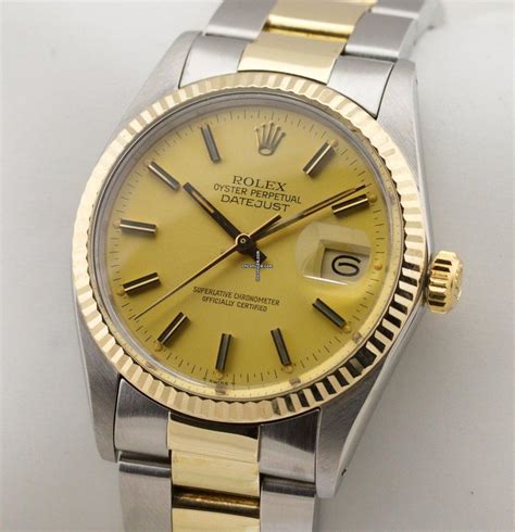 rolex datejust edelstahl 18k gelbgold automatik chronometer ro270075 65033|Rolex Datejust .